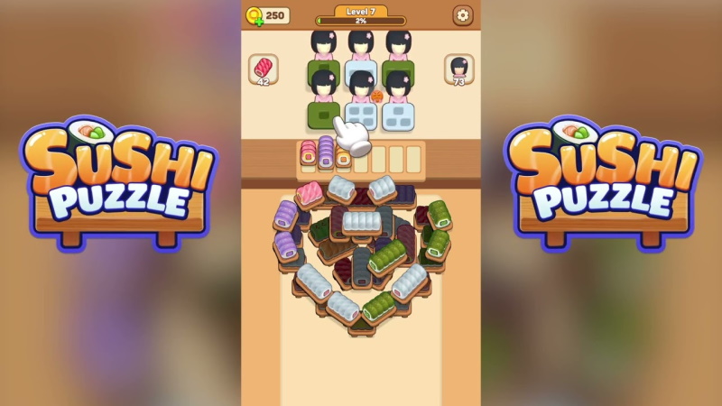 Sushi Puzzle gameplay screenshot 4